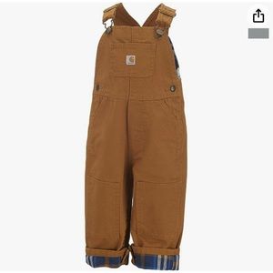 Carhartt flannel lined canvas overalls 3T